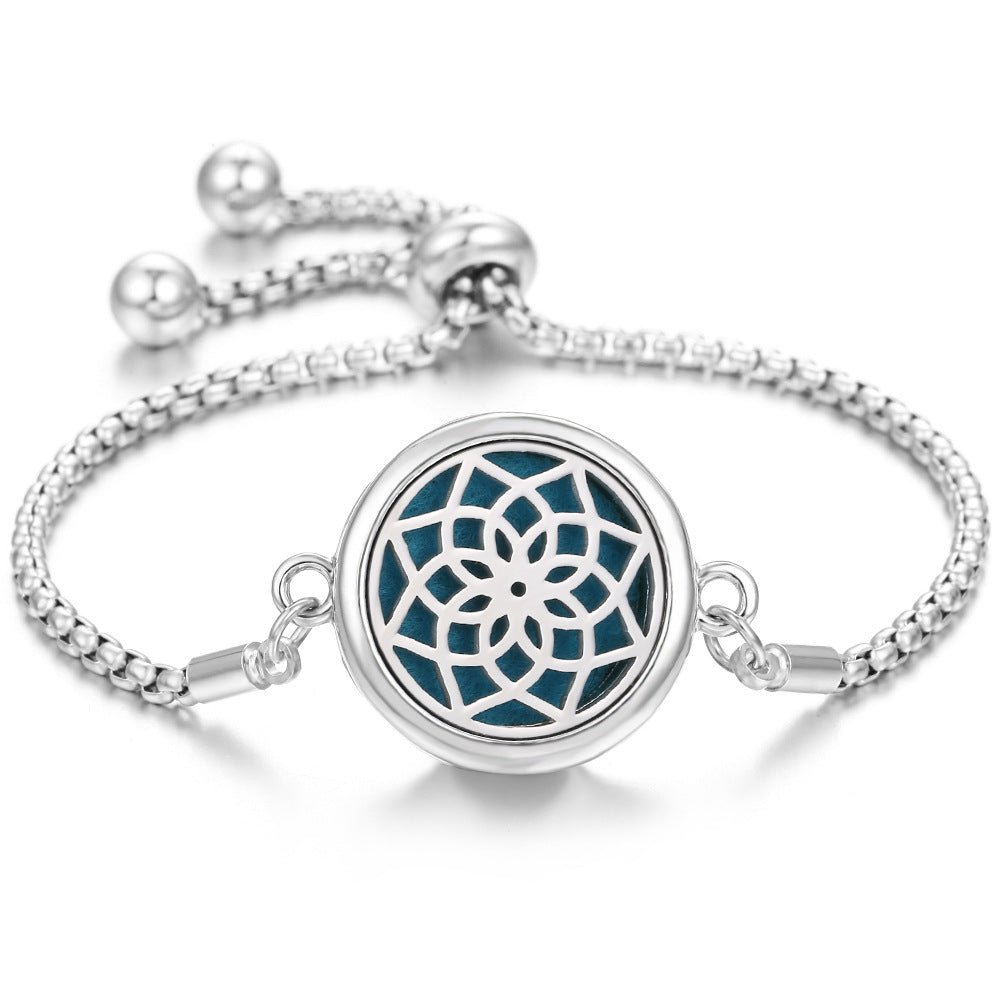 Aromatherapy Locket Bracelet – Portable Scent Wellness - Sphere Standouts