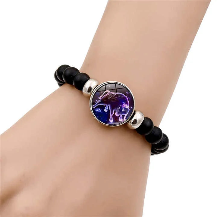AstroVibe Zodiac Crystal Beaded Bracelet - Sphere Standouts