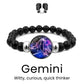 AstroVibe Zodiac Crystal Beaded Bracelet - Sphere Standouts