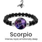 AstroVibe Zodiac Crystal Beaded Bracelet - Sphere Standouts