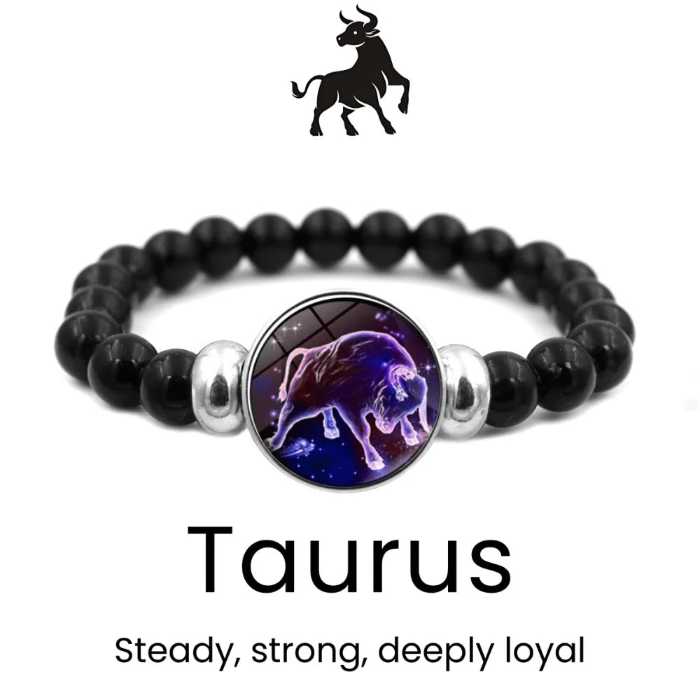 AstroVibe Zodiac Crystal Beaded Bracelet - Sphere Standouts