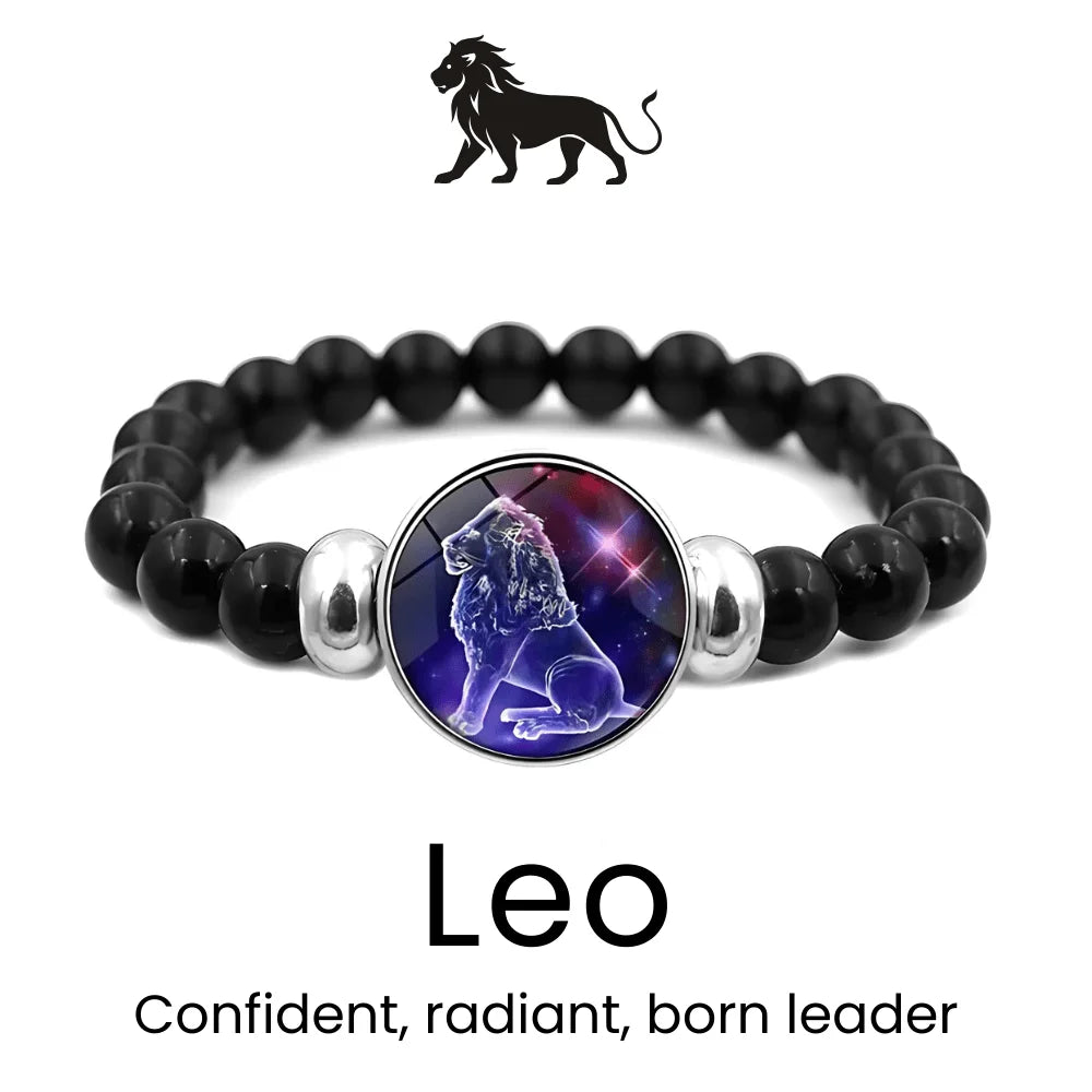 AstroVibe Zodiac Crystal Beaded Bracelet - Sphere Standouts