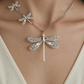Asymmetrical Dragonfly Necklace - Sphere Standouts
