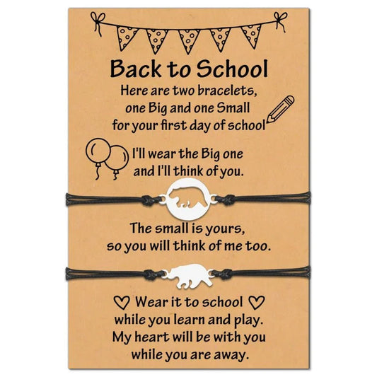 Back to School Bear Bracelet Set - Sphere Standouts