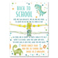 Back to School Dino Bracelet Set with Gift Card - Sphere Standouts