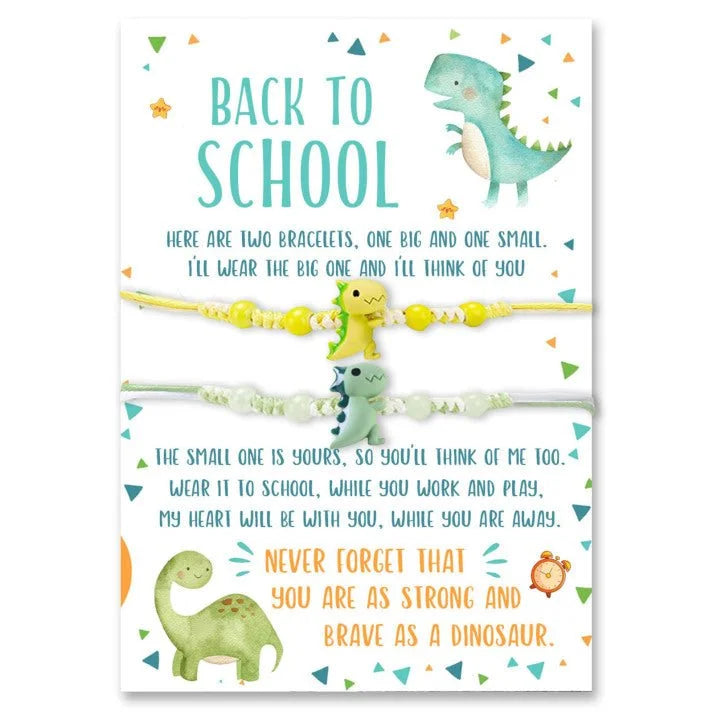 Back to School Dino Bracelet Set with Gift Card - Sphere Standouts