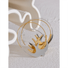 Bird Hoop Earrings - Sphere Standouts