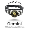 Black Rope Zodiac Bracelet - Sphere Standouts