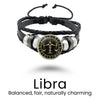 Black Rope Zodiac Bracelet - Sphere Standouts