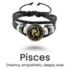 Black Rope Zodiac Bracelet - Sphere Standouts