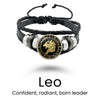 Black Rope Zodiac Bracelet - Sphere Standouts