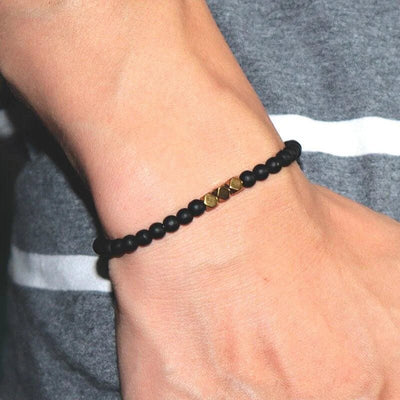 Black Stone Bracelet - Sphere Standouts
