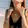Blue Opal Turtle Necklace - Sphere Standouts
