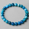 BlueAura Bracelet - Blue Apatite - Sphere Standouts