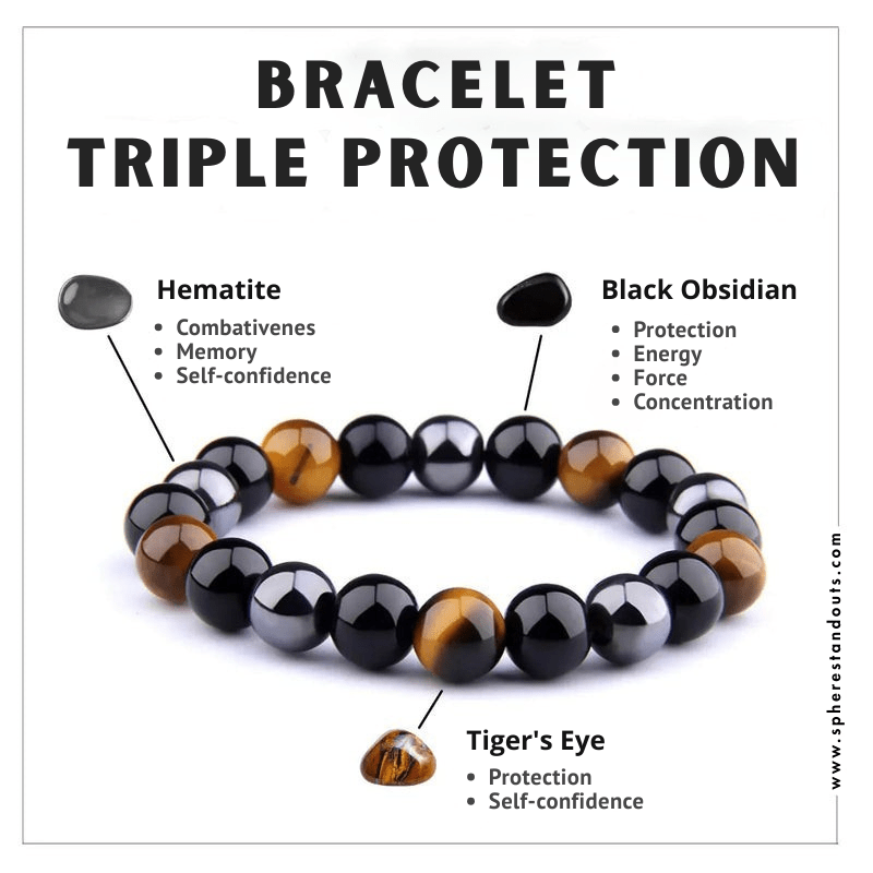 Bracelet Triple Protection - Sphere Standouts