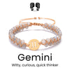 Braided Constellation Zodiac Bracelet - Sphere Standouts