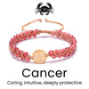 Braided Constellation Zodiac Bracelet - Sphere Standouts