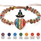 Braided Heart 7 Chakra Bracelet | Natural Energy Stone - Sphere Standouts