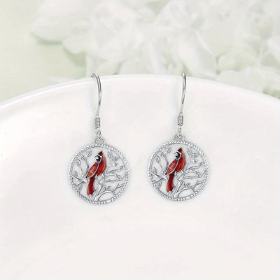 Cardinal Tree Earrings - Sphere Standouts