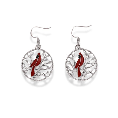 Cardinal Tree Earrings - Sphere Standouts