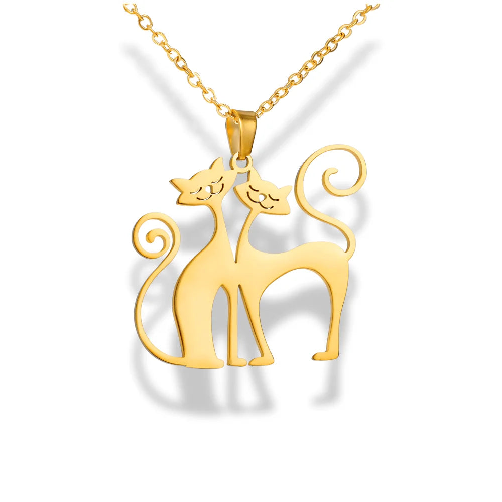 Charming Cat Necklace - Sphere Standouts