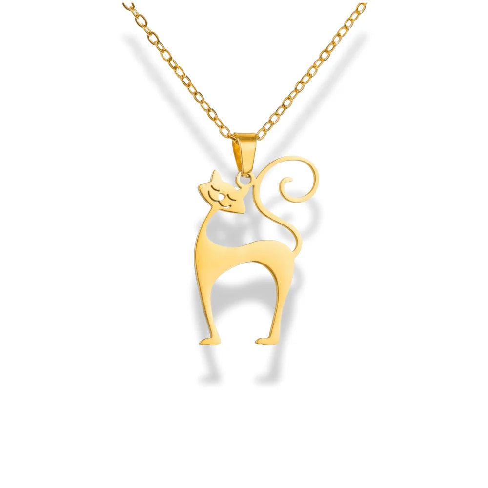 Charming Cat Necklace - Sphere Standouts