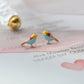 Charming Colorful Bird Earrings - Sphere Standouts