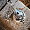 Cross Border Birdhouse Necklace - Sphere Standouts