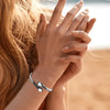 Crystal Pattern Cuff Bracelet - Sphere Standouts