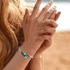 Crystal Pattern Cuff Bracelet - Sphere Standouts