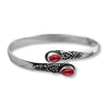 Crystal Pattern Cuff Bracelet - Sphere Standouts