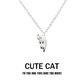 Cute Multi Color Cat Necklace - Sphere Standouts