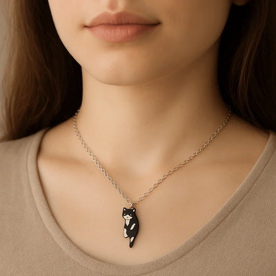 Cute Multi Color Cat Necklace - Sphere Standouts