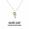 Cute Multi Color Cat Necklace - Sphere Standouts