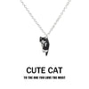 Cute Multi Color Cat Necklace - Sphere Standouts