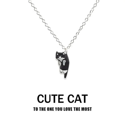 Cute Multi Color Cat Necklace - Sphere Standouts