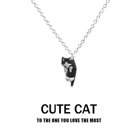 Cute Multi Color Cat Necklace - Sphere Standouts