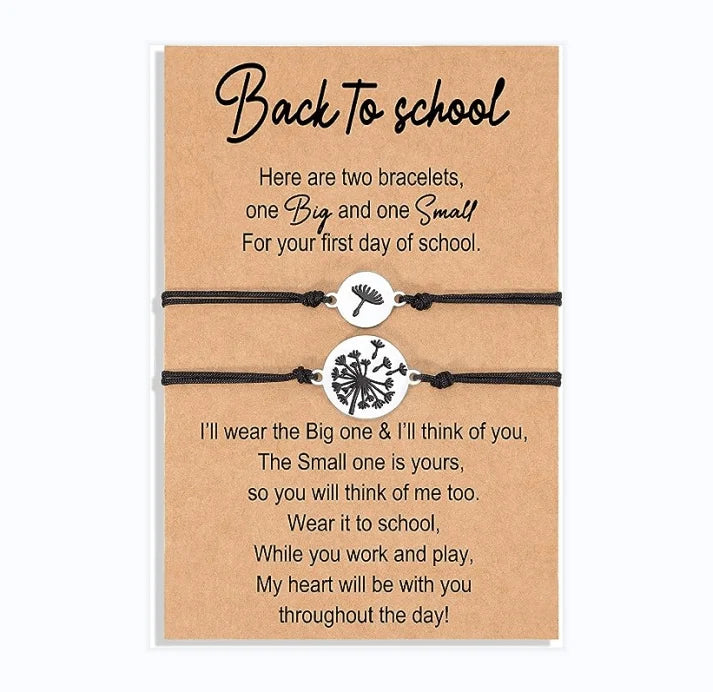 Dandelion Mother and Daughter Bracelet Back To School Gift - Sphere Standouts