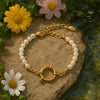 Delicate Pearl Charm Bracelet - Sphere Standouts