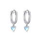 Elegant Moonstone Hoop Earrings - Sphere Standouts