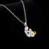 Faithful Cat Pendant + Studs - Sphere Standouts