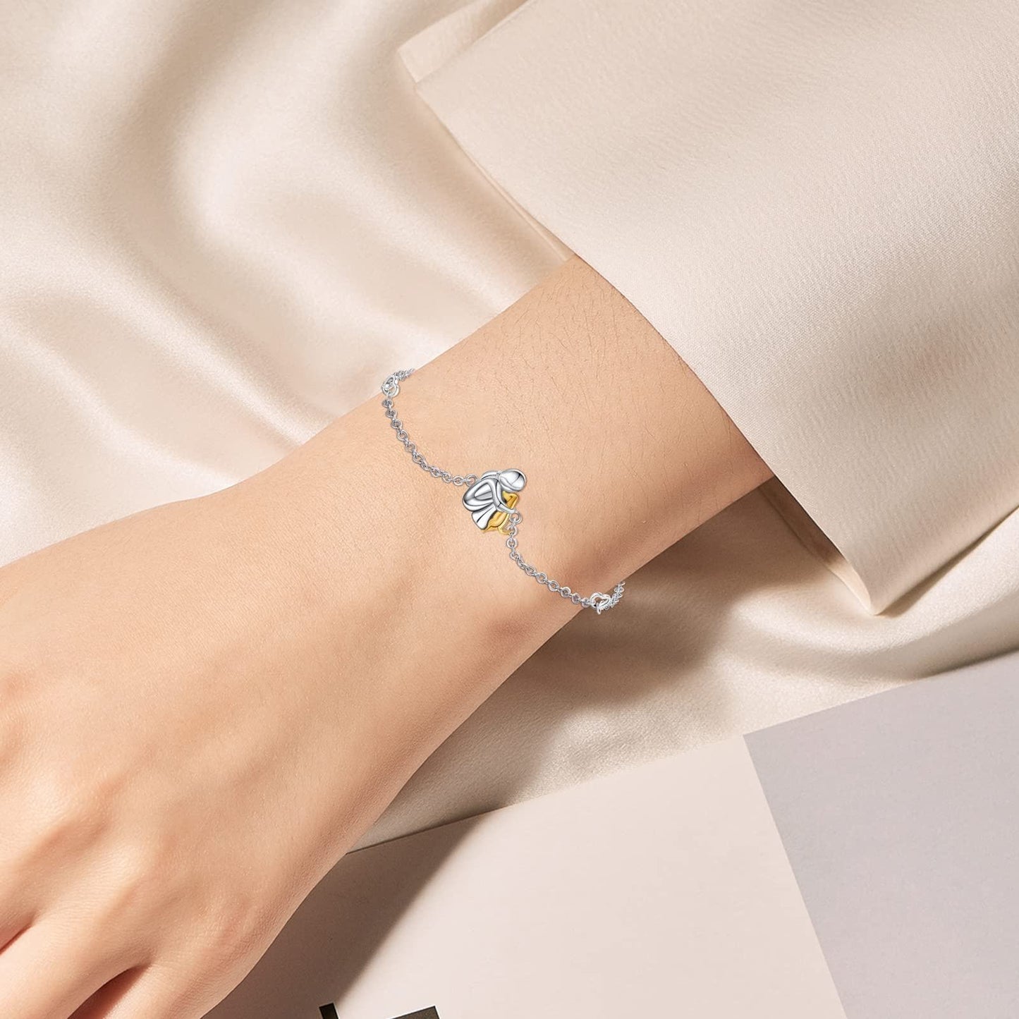 Faithful Dog and Girl Charm Bracelet - Sphere Standouts