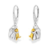 Faithful Dog Earrings - 925 Sterling Silver - Sphere Standouts