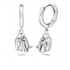 Faithful Dog Pendant + Earrings - Sphere Standouts