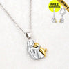 Faithful Dog Pendant + Earrings - Sphere Standouts