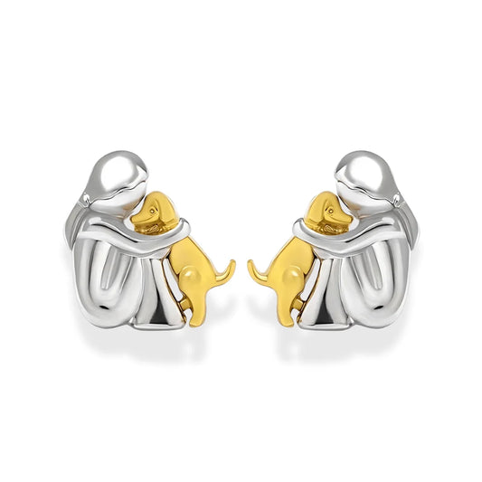 Faithful Dog Pendant + Free Studs - Sphere Standouts