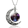 GalaxyAura Moon Zodiac Necklace - Sphere Standouts