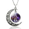 GalaxyAura Moon Zodiac Necklace - Sphere Standouts