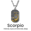 Gold Zodiac Sign Necklace - Sphere Standouts