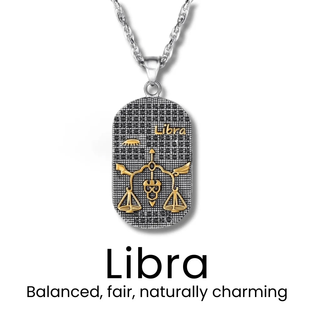 Gold Zodiac Sign Necklace - Sphere Standouts